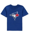 Outerstuff Toddler Boys And Girls Royal Toronto Blue Jays Primary Team Logo T-shirt In Royal