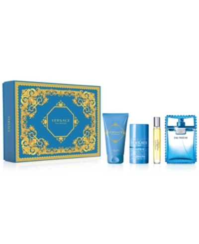 Versace Men's 4-pc. Eau Fraiche Eau De Toilette Gift Set