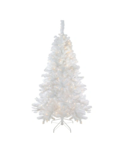 Northlight Pre-lit Medium Iridescent Pine Artificial Christmas Tree In White