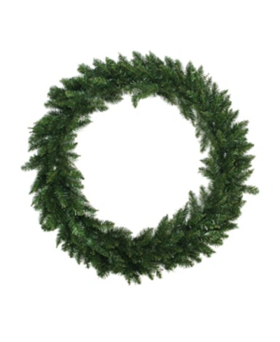 Northlight Buffalo Fir Artificial Christmas Wreath-unlit In Green