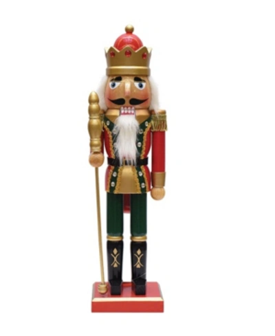 Northlight Christmas Nutcracker King With Sceptre In Red