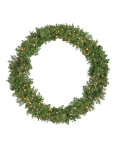 Northlight Pre-lit Northern Pine Artificial Christmas Wreath - 48-inch Clear Lights In Green