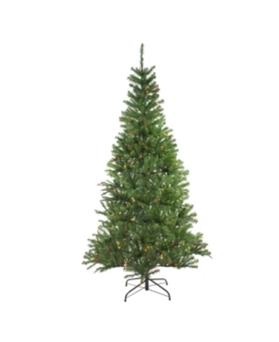 Northlight 7' Pre-lit Vail Spruce Medium Artificial Christmas Tree In Green