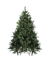 Northlight 7' Snowy Delta Pine With Pine Cones Artificial Christmas Tree In Green