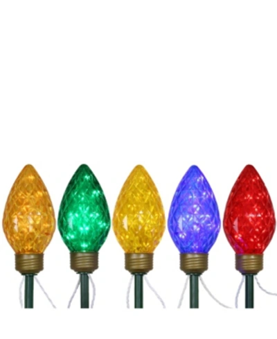 Northlight Led Jumbo Bulb Christmas Pathway Marker Lawn Stakes In Multi