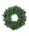 Northlight Royal Oregon Pine Artificial Christmas Wreath 24-inch Unlit In Green