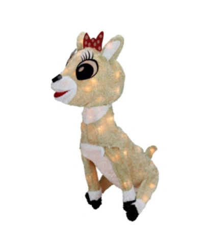 Northlight Pre-lit Rudolph The Red Nosed Reindeer Clarice Christmas Outdoor Decor In Brown