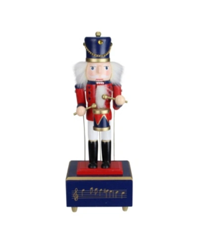Northlight Animated And Musical Christmas Nutcracker Drummer In Red