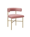 Tov Furniture Kim Performance Velvet Chair In Blush