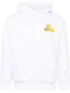 Palace Tri-smiler Print Hoodie In White
