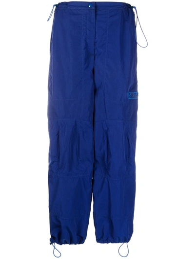 Stella Mccartney Drawstring High-waist Trousers In Mixed Colours