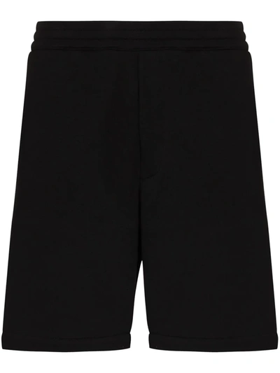 Alexander Mcqueen Logo Tape Track Pants In Black Mix