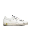 Golden Goose Girls White Kids Old Skool Distressed Leather Low-top Trainers 6 Months-5 Years In White