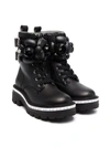 LIU •JO TAILOR LACE-UP ANKLE BOOTS