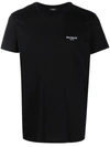 Balmain Black Cotton T-shirt