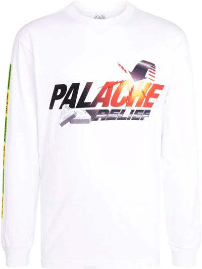Palace Palache Long-sleeve T-shirt In White