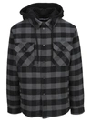 OFF-WHITE OFF WHITE ARROW PADDED FLANNEL SHIRT JACKET,OMEA236F21FAB0010505