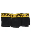 OFF-WHITE OFF WHITE INDUSTRIAL BOXER TRI-PACK,OMUA001F21FAB0021018