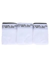 OFF-WHITE OFF WHITE LOGO-WAISTBAND BOXER TRI-PACK,OMUA001F21FAB0010110