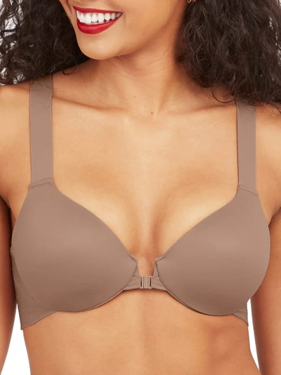 Spanx Bra-llelujah Front-close T-shirt Bra In Cafe Au Lait