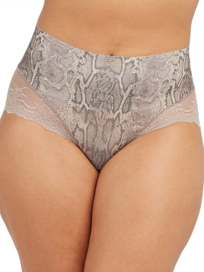 Spanx Undie-tectable Lace Hipster In Neutral Snake