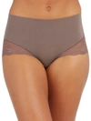 Spanx Undie-tectable Lace Hipster In Umber Ash