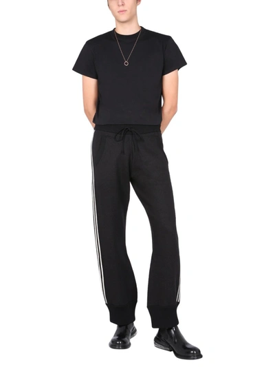 Maison Margiela Jogging Pants With Side Band In Black