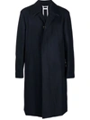 Thom Browne Single-breasted Coat In Blau
