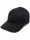 Moose Knuckles Mens Logo Icon Cap In Black Logo In Schwarz