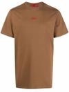 424 Embroidered Micro Logo T-shirt In Braun