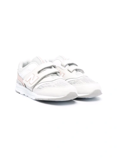New Balance Kids' Double Touch-strap Trainers In White
