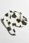 Urban Outfitters Spa Day Quick-dry Microfiber Hair Towel In Cow Print