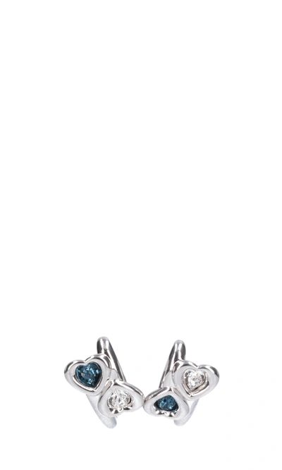 Jiwinaia "heart" Earrings In Argento
