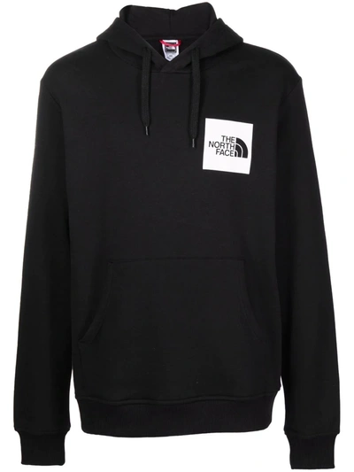 The North Face Logo-print Drawstring Hoodie In Black