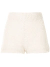 ONEFIFTEEN HIGH-WAISTED KNITTED SHORTS