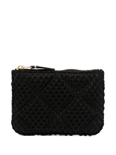 Comme Des Garçons Fat Tortoise Zipped Pouch In Black