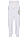 CASABLANCA EMBROIDERED SWEATPANT GREY MARL TENNIS CLUB