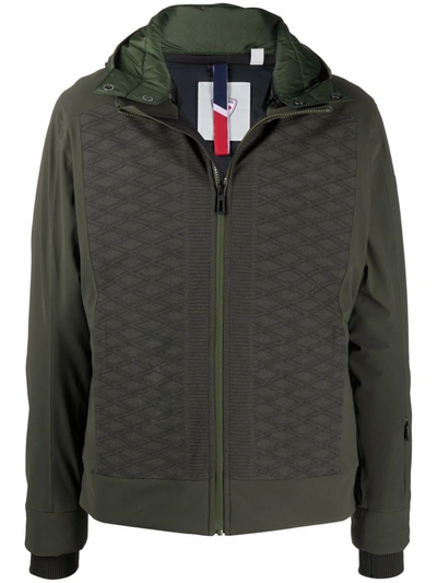 Rossignol Hooded Panelled Jacket In Grün