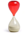 Venini Clessidra Murano Glass Hourglass In 红色