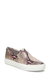 Naturalizer Aileen Slip-on Sneakers Women's Shoes In Neutral Pink Snake Print