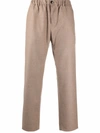 A KIND OF GUISE ELASTICATED STRAIGHT-LEG TROUSERS