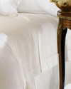 Sferra Queen Giza 45 Sateen Fitted Sheet In White