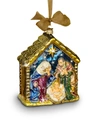 Jay Strongwater Holy Family Christmas Ornament