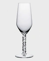 Orrefors Set Of 2 Carat Champagne Flute Glasses