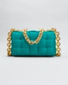 Bottega Veneta Cassette Chain Shoulder Bag In Mallard