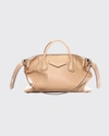 Givenchy Medium Antigona Soft Satchel Bag In Calfskin In Beige Cappuccino