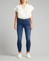 Mother The Stunner Ankle Step Fray Jeans In Cross Your Fingers In Cross Your Finger