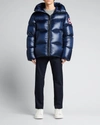 Canada Goose Men's Crofton Puffer Jacket In Atlantic Navy