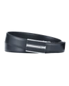 Montblanc Men's Smooth Leather Cut-to-size Business Belt In Black