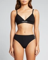 Tom Ford Stretch-modal Jersey Soft-cup Triangle Bra In Black